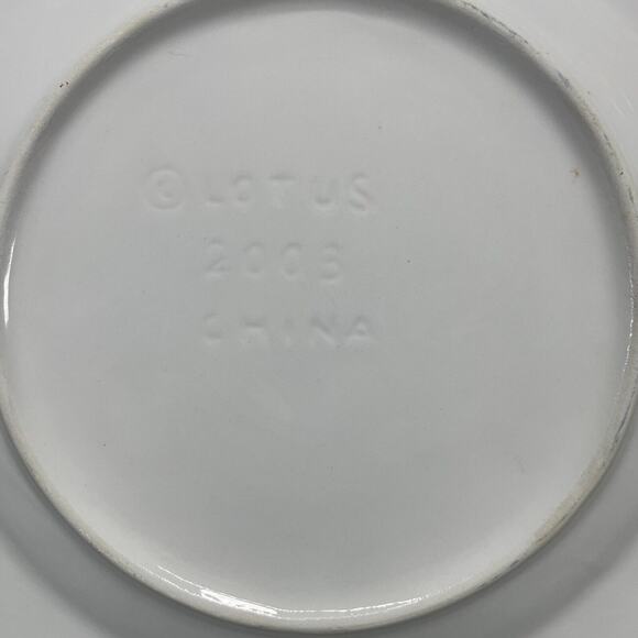 Lotus 2003 Humor Dessert Plates Lot of 3 Enjoy Abundance. Eat Dessert! Fun Y2K - Picture 7 of 9